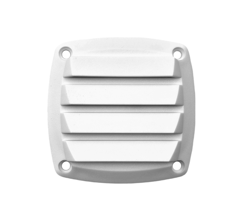 KRATKA WENTYLACYJNA 85X85 MM Z BIAŁEGO PVC