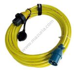 PRZEDŁUŻACZ 15 M, 250V/16A, WODOSZCZELNY