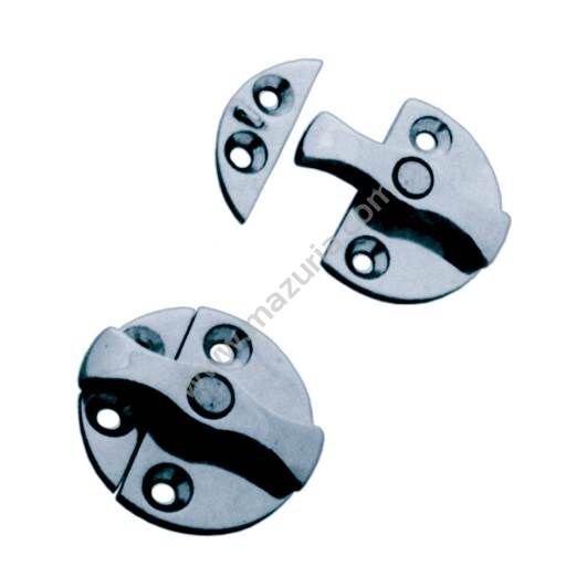 ZAMKNIĘCIE BAKISTY 45 MM, NIERDZEWNE