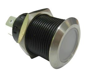WŁĄCZNIK PRĄDU NIERDZEWN LED 12V 20A WHIT (ON)-OFF