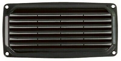 KRATKA WENTYLACYJNA 200X100 MM, CZARNY PVC