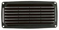 KRATKA WENTYLACYJNA 200X100 MM, CZARNY PVC