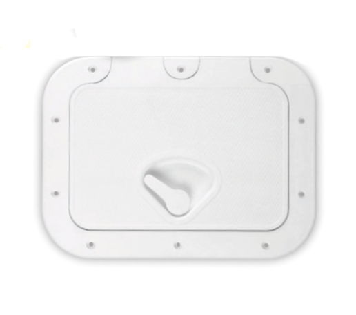 LUK 375X275 MM NA KLAMKĘ PVC BIAŁY