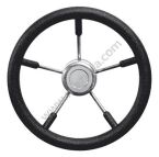 KIEROWNICA 350 MM PVC-NIERDZ. CZARNA