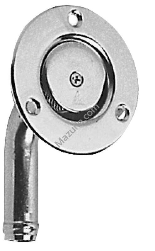 ODPOWIETRZNIK 90 STOPNI, 16 MM, NIERDZEWNY