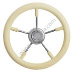 KIEROWNICA 350 MM, OBRĘCZ IVORY, RAMIĘ NIERDZEWNE