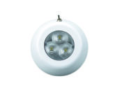 LAMPA KAJUTOWA 90 MM LED 12/24V PVC WŁĄCZNIK