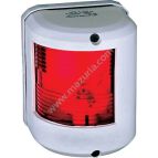 LAMPA BOCZNA CZERWONA - BIAŁY PVC, 92X120X80 MM