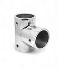 ZŁĄCZE RELINGOWE T 25 MM 90 STOPNI