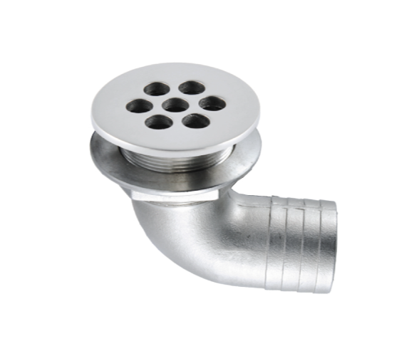 ODPŁYW Z KOKPITU 25 MM 90 STOPNI Z SITKIEM AISI316