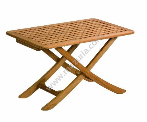 STÓŁ TEAK 60X100 SKŁADANY