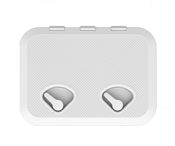 LUK 315X440 MM NA KLAMKĘ PVC BIAŁY