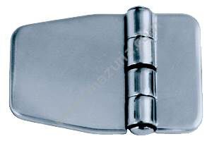 ZAWIAS 59 X 37 X 2 MM, NIERDZEWNY, Z NAKŁADKAMI