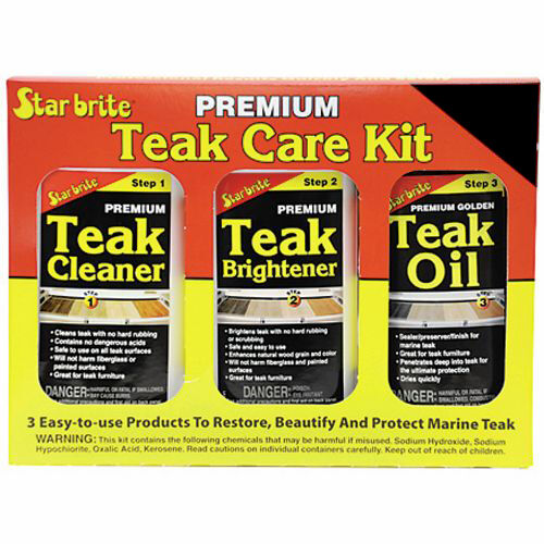 ZESTAW DO DREWNA TEAKOWEGO 3x500ML