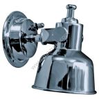 LAMPA ŚCIENNA, KINKIET 75 MM 12V MOSIĄDZ CHROM LED