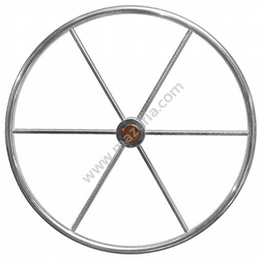 KOŁO STERU 420 MM NIERDZEWNE