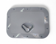 LUK 375X275 MM NA KLAMKĘ PVC SZARY