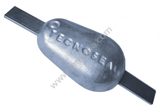 ANODA ALUMINIOWA 0,86 KG / 140x90x35 MM