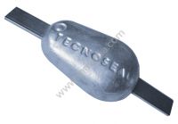 ANODA ALUMINIOWA 0,86 KG / 140x90x35 MM