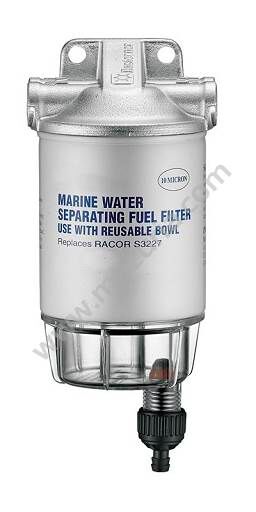 FILTR Z SEPARATOREM WODY MAX 227 L/H, KRÓĆCE 10 MM