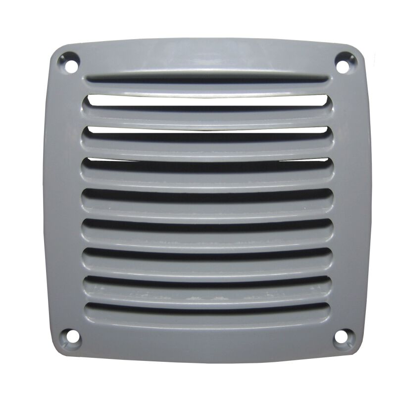 KRATKA WENTYLACYJNA 92X92 MM SZARA PVC