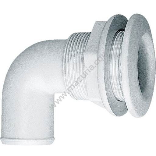 PRZEJŚCIE BURTOWE 20 MM, PVC KOLANO 90 STOPNI