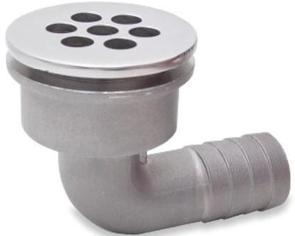 ODPŁYW Z KOKPITU 20 MM 90 STOPNI Z SITKIEM AISI316