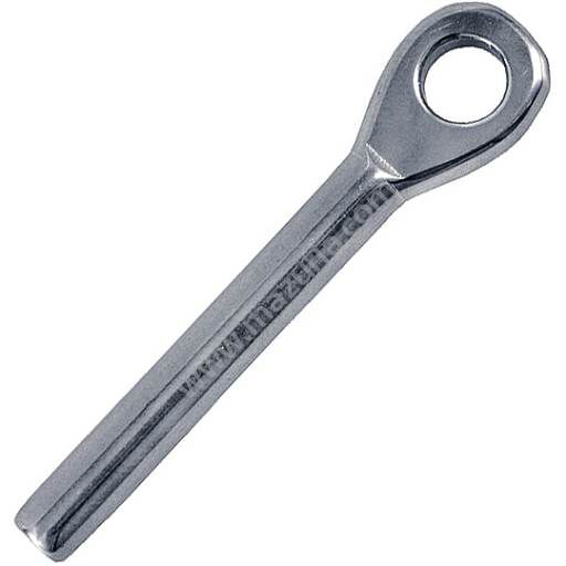 KOŃCÓWKA OCZKOWA KOL 4.0 MM NIERDZEWNA