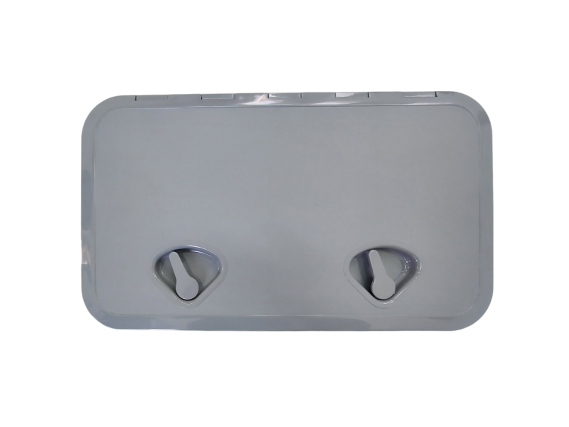 LUK 606X353 MM NA KLAMKĘ PVC SZARY
