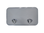 LUK 606X353 MM NA KLAMKĘ PVC SZARY