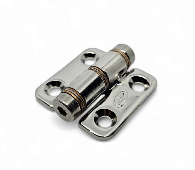 ZAWIAS CIERNY REGULOWANY 38 X 38 X 3 MM / AISI304