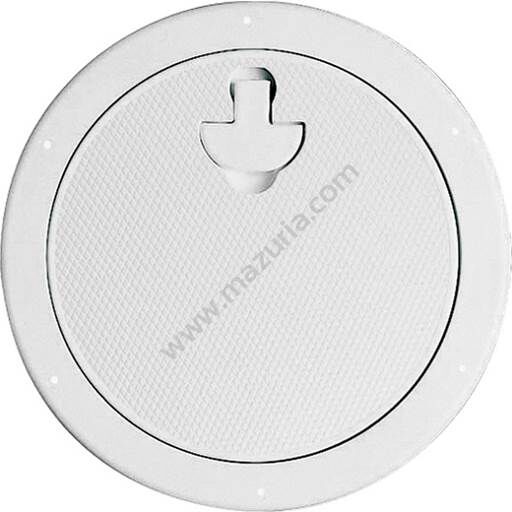 LUK OKRĄGŁY 265/230 MM NA KLAMKĘ, BIAŁY PVC