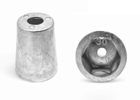 ANODA CYNKOWA DO NAKRĘTKI WAŁU 30 MM, HEXAGON