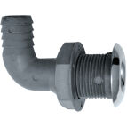 PRZEJŚCIE BURTOWE PVC 20 MM 90ST KOŁNIERZ AISI 316