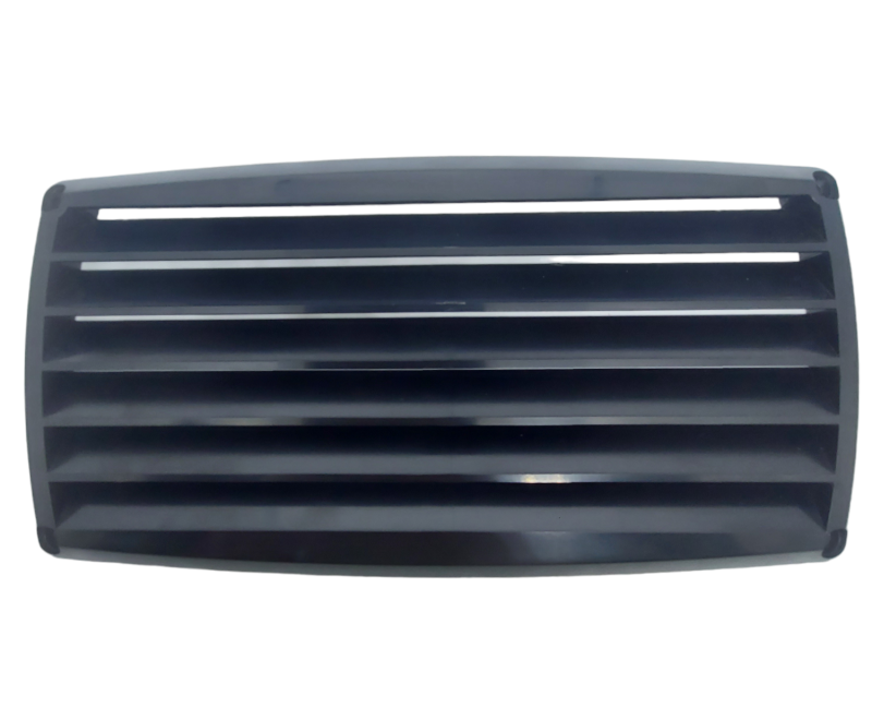 KRATKA WENTYLACYJNA 201X101 MM, CZARNY PVC