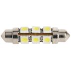 ŻARÓWKA  LED RURKOWA 12V 12 DIOD 44MM
