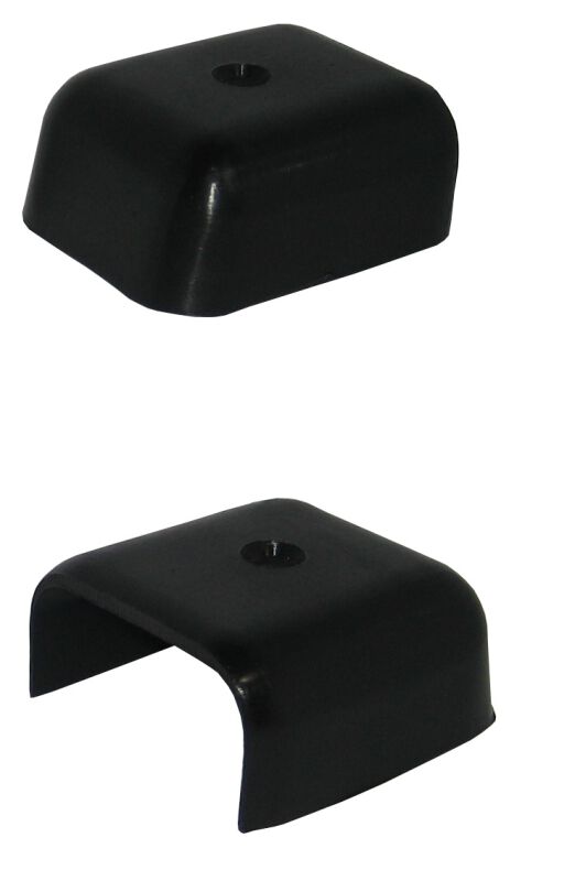 ZAKOŃCZENIE PROFILU 37 MM PVC CZARNE