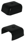 ZAKOŃCZENIE PROFILU 37 MM PVC CZARNE