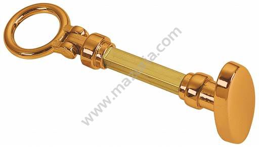 KLAMKA GAŁKA-UCHO, 53X27X8 MM, MOSIĘŻNA